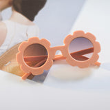 Maxbell Cute Sun Flower Kids Baby Boy Girl Soft Plastic UV400 Sunglasses Light Pink - Aladdin Shoppers