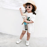 Stylish Flower Kids Baby Boy Girl Soft Plastic UV400 Sunglasses Red + Pink