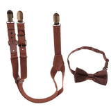 Maxbell Baby Boys Adjustable Elastic Suspenders Brown - Aladdin Shoppers