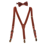 Maxbell Baby Boys Adjustable Elastic Suspenders Brown - Aladdin Shoppers