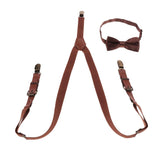 Maxbell Baby Boys Adjustable Elastic Suspenders Brown - Aladdin Shoppers