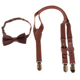 Maxbell Baby Boys Adjustable Elastic Suspenders Brown - Aladdin Shoppers