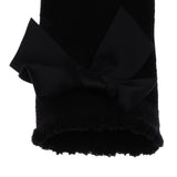 Maxbell Maxbell Baby Girls knee High Socks Bowknot Toddler Babies School Socks 2-4T Black