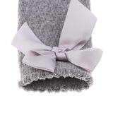 Maxbell Maxbell Baby Girls knee High Socks Bowknot Toddler Babies School Socks 0-2T Gray