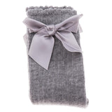 Maxbell Maxbell Baby Girls knee High Socks Bowknot Toddler Babies School Socks 0-2T Gray