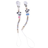 Maxbell 2 Pieces Baby Cartoon Chain Letter Chain Wooden Teething Pacifier Holder