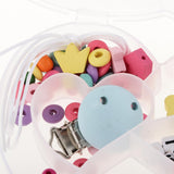 Maxbell 1 Set Colorful Wooden Children's Cartoon Nipple Holder Accessories