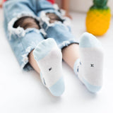 Maxbell Maxbell 5 Pairs Baby Boy Girl Cartoon Cotton Socks Toddler Kids Soft Sock 3-5T Blue