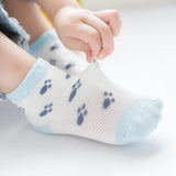 Maxbell Maxbell 5 Pairs Baby Boy Girl Cartoon Cotton Socks Toddler Kids Soft Sock 3-5T Blue