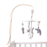 Maxbell Baby Crib Music Mobile Hanging Rotating Playing Teether White - Aladdin Shoppers