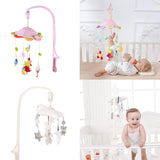 Maxbell Baby Crib Music Mobile Hanging Rotating Playing Teether White - Aladdin Shoppers