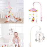 Maxbell Baby Crib Music Mobile Hanging Rotating Playing Teether White - Aladdin Shoppers