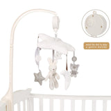 Maxbell Baby Crib Music Mobile Hanging Rotating Playing Teether White - Aladdin Shoppers