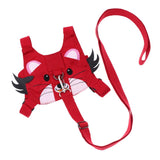 Maxbell Baby Anti-lost Walking Safety Harness Reins Strap with Leash Red Tiger