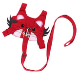 Maxbell Baby Anti-lost Walking Safety Harness Reins Strap with Leash Red Tiger