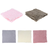 Maxbell DIY Baby Photo Props Newborn Photography Soft Fur Quilt Mat Blanket Rug Brown