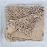Maxbell DIY Baby Photo Props Newborn Photography Soft Fur Quilt Mat Blanket Rug Brown