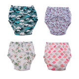 Maxbell Baby Infant Kids Four-Layer Gauze Diaper Learning Pants  Sky   Size 80