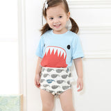 Maxbell Baby Infant Kids Four-Layer Gauze Diaper Learning Pants  Sky   Size 80