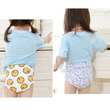 Maxbell Baby Infant Kids Four-Layer Gauze Diaper Learning Pants  Sky   Size 80