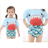 Maxbell Baby Infant Kids Four-Layer Gauze Diaper Learning Pants  Sky   Size 80