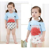 Maxbell Baby Infant Kids Four-Layer Gauze Diaper Learning Pants  Sky   Size 80