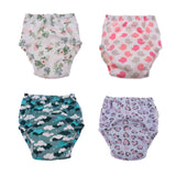 Maxbell Baby Infant Kids Four-Layer Gauze Diaper Learning Pants  Sky   Size 80