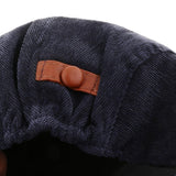 Maxbell Toddler Kids Baby Boys Girls Beret Cap Fashion Cartoon Bear Hat Navy blue