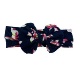 Maxbell Cute Infant Girls Colorful Printed Flower Cotton Bow Baby Hair Band  Style-3