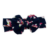 Maxbell Cute Infant Girls Colorful Printed Flower Cotton Bow Baby Hair Band  Style-3