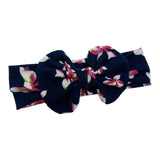 Maxbell Cute Infant Girls Colorful Printed Flower Cotton Bow Baby Hair Band  Style-3