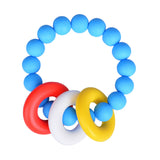 Maxbell Baby Teething Toys BPA Free Children's Silicone Teething  Bracelet Blue