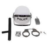 Maxbell Children Pretend Play Game Toy Police Man Role Play Cosplay Set 5 Pieces