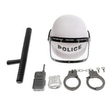 Maxbell Children Pretend Play Game Toy Police Man Role Play Cosplay Set 5 Pieces