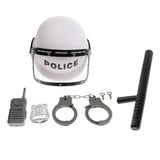 Maxbell Children Pretend Play Game Toy Police Man Role Play Cosplay Set 5 Pieces