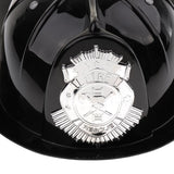 Maxbell Kid Pretend Play Fireman Chief Safety Helmet Firefighter Hat Cap Toy Black - Aladdin Shoppers