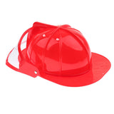 Kid Pretend Play Fireman Safety Helmet Firefighter Hat Costume Party Role Playing Toy –Red