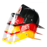 Kid Pretend Play Fireman Safety Helmet Firefighter Hat Costume Party Role Playing Toy –Red