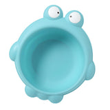 Maxbell Cute Children Washbasin Baby Portable Washing Basin Plastic  Frog blue