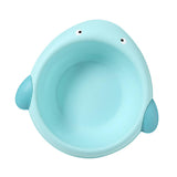 Maxbell Cute Children Washbasin Baby Portable Washing Basin Plastic  Whale blue