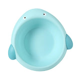 Maxbell Cute Children Washbasin Baby Portable Washing Basin Plastic  Whale blue