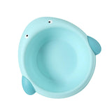 Maxbell Cute Children Washbasin Baby Portable Washing Basin Plastic  Whale blue