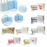 Maxbell 6PCs Baby Crib Bumper Cotton Infant Bed Cot Protector Bear