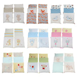 Maxbell 6PCs Baby Crib Bumper Cotton Infant Bed Cot Protector Bear