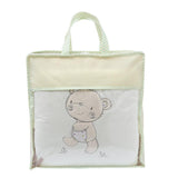 Maxbell 6PCs Baby Crib Bumper Cotton Infant Bed Cot Protector Bear