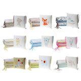 Maxbell 6PCs Baby Crib Bumper Cotton Infant Bed Cot Protector Bear