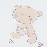 Maxbell 6PCs Baby Crib Bumper Cotton Infant Bed Cot Protector Bear