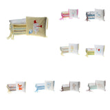 Maxbell 6PCs Baby Crib Bumper Cotton Infant Bed Cot Protector Bear