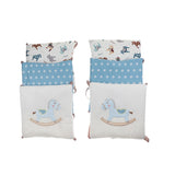 Maxbell 6PCs Baby Crib Bumper Cotton Infant Bed Cot Protector Horse