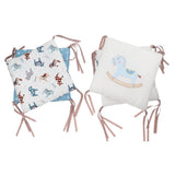 Maxbell 6PCs Baby Crib Bumper Cotton Infant Bed Cot Protector Horse